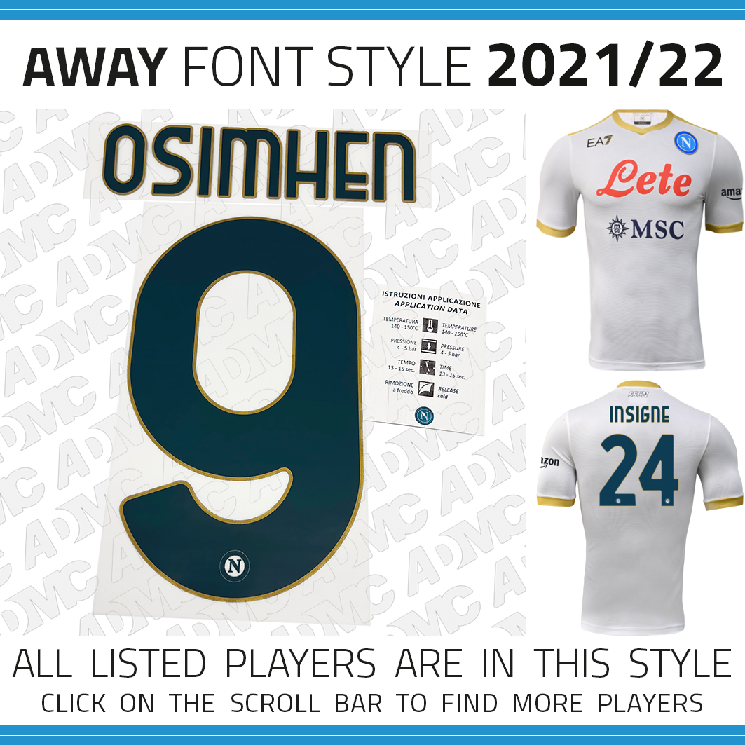 2020/21 SSC Napoli Away kits - ADMC LLC