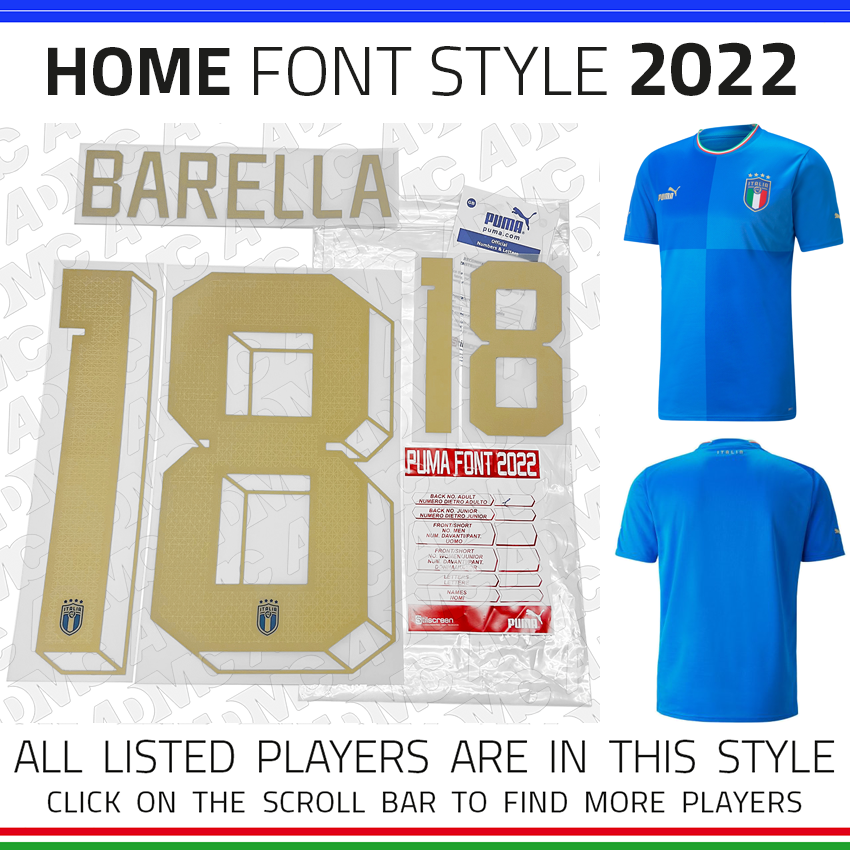 Italy 2022/23 PUMA Home Kit - FOOTBALL FASHION