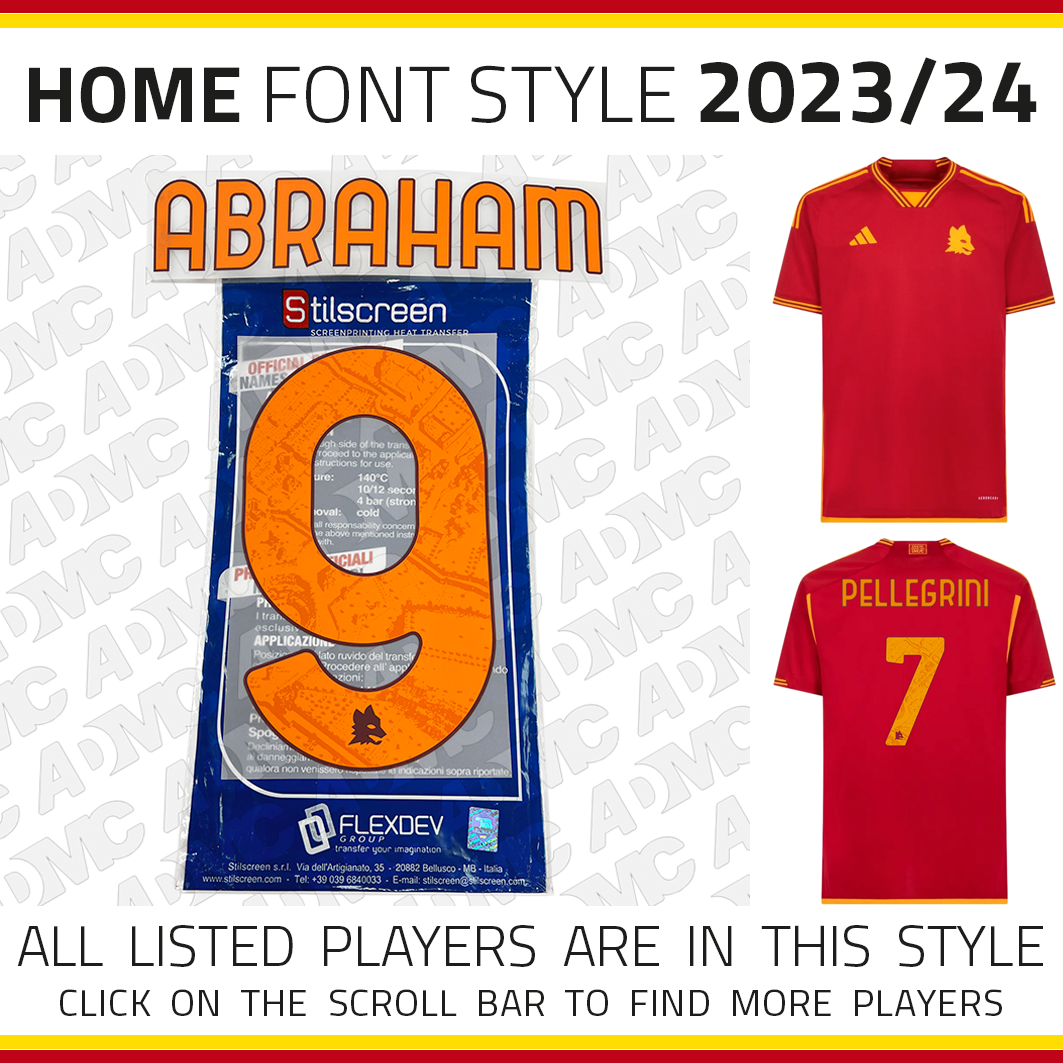 2023/24 AS Roma Home and Third